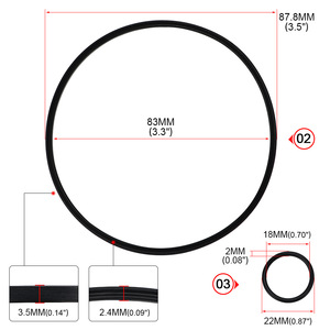 ชุดซ่อมปั๊มสุญญากาศโฟล์คสวาเก้น AP01 07K145100C สำหรับบีเทิล เจตต้า พาสสาท กอล์ฟ 2.5L - Product Image 5