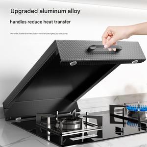 Cubierta de Acero Inoxidable para Estufa de Gas, Organizador de Encimera de Cocina con Espacio Extendido, Estante de Almacenamiento con Asa - Product Image 2
