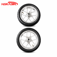 Kit de roues MAG chromées CNC de 14 pouces pour vélos électriques Sumos Street, Tuttio EM5 RTR, Valtinsu Razor, Yozma In10 Pro X1, SparkM L, pneus CST