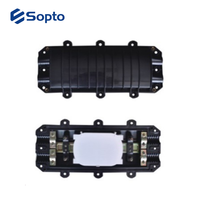 Horizontal Fiber Closure 12/24/48/72/96/144/288 Cores FTTH 2 in 2 Out Splice Enclosures Equipment
