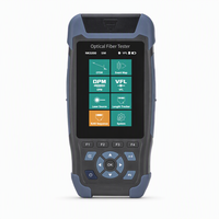 NOVKER NK3200 Mini OTDR, zone morte de 3m, portée de 64km, localisateur de défauts de fibre optique 8-en-1 (VFL, OPM, LS, Cartographie d'événements), testeur portable pour FTTH et sécurité