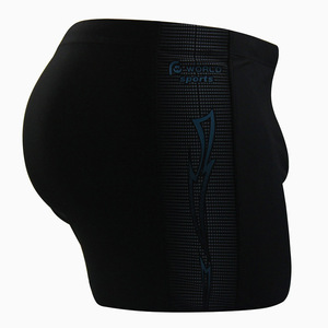 กางเกงว่ายน้ำชายไซส์ใหญ่พิเศษ รองรับน้ำหนักได้ถึง 200 ปอนด์ ทรงขาตรง ใส่ได้ทั้งชายหาดและบ่อน้ำพุร้อน สีพื้น ผ้าถัก - Product Image 5