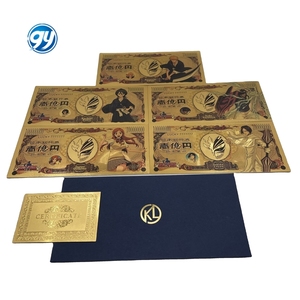 Tarjetas de <span class=keywords><strong>Manga</strong></span> Clásicas Japonesas, Billete de Oro del Anime <span class=keywords><strong>Bleach</strong></span> para Colección de Recuerdos de la Infancia y Regalos - Product Image 1