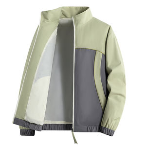 Chaqueta de hombre, nueva tendencia primavera-otoño 2025, cuello alto, informal, estilo Joker, abrigo de moda para hombre, cálido y a la moda. - Product Image 1