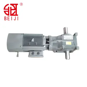 Beiji k Series 90 độ Trục gắn nông nghiệp hộp số K87 xoắn ốc bevel tốc độ giảm tốc hộp số