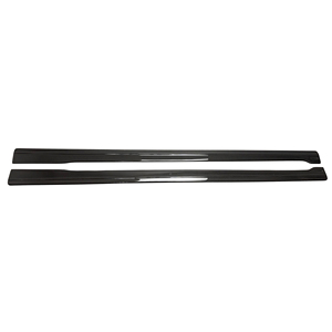 MTN Style Glossy Twill Weave Vacuum Bagged Carbon Fiber Car Bumper Side Skirts for Audi RS6 C7 2008-2010 Retrofit Car Body Kit - Product Image 1