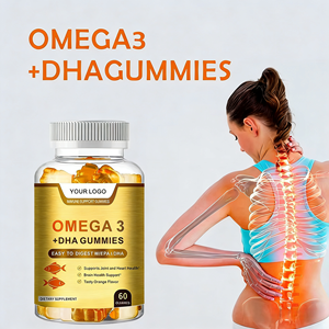 Жевательные конфеты с Омега-3 <span class=keywords><strong>DHA</strong></span> из водорослей, веганская добавка для взрослых, 200 мг <span class=keywords><strong>DHA</strong></span>+EPA, для здоровья мозга и зрения, без сахара, без ГМО (минимальный заказ 500 шт.) - Product Image 1