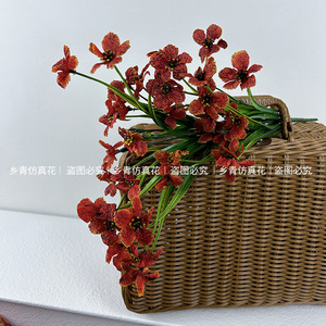 Simulated Violet Artificial Flowers 35cm Sunset Glow Plastic Silk Home Decoration <b>Wedding</b> Photography <b>Props</b> - Product Image 3