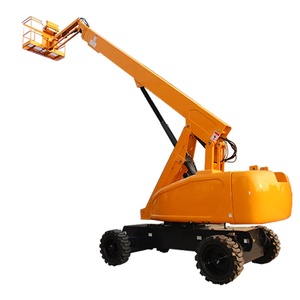 Plataforma Elevadora Telescópica Diésel Todoterreno de Alta Holgura de 21m, 24m, 28m, 30m, Capacidad de 230KG, Altura Máxima de Plataforma de <span class=keywords><strong>42m</strong></span>, Giro de 360° - Product Image 5