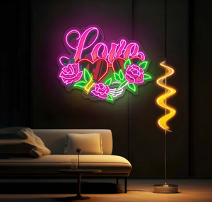 แหล่งกำเนิดแสง LED โลโก้นีออนแบบกำหนดเองตัวโคมไฟอะคริลิคสำหรับร้านตัดผมและบาร์เสริมความงามโรงแรม - Product Image 4