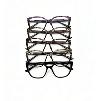 Monture de lunettes élégante pour adultes, style œil de chat souple, lunettes colorées avec verres transparents, lunettes optiques de prescription