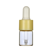 Bouteilles d'aromathérapie transparentes LANJING personnalisées de 1 ml, 2 ml, 3 ml, 5 ml pour huiles essentielles