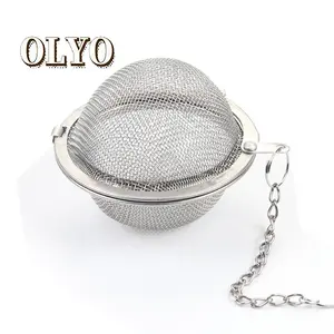 201 304 Stainless Steel Loose Leaf Tea Fine Mesh Tea Ball Infuser Strainer