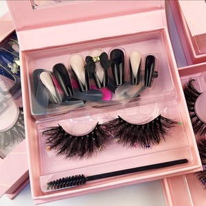 Ongles artificiels de luxe, Design personnalisé, presse sur les ongles et les cils, ensemble d'emballage - Product Image 1