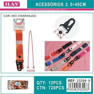 Cinturino Accessorio Ilan 2.5x45 Cm Con Gancio Per Clip Per Indumenti - Product Image 2