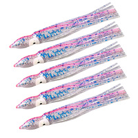 Leurre souple artificiel lumineux et coloré imprimé pieuvre bionique, multi-tentacules, 12cm 4g, sans hameçons, pour marlin