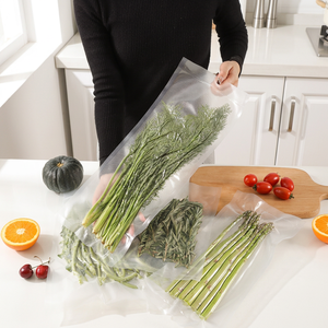 Reusable High for <b>Vacuum</b> Seal <b>Bags</b> Food Grade PE Material Zipper Top for Meat Seafood Jelly Commercial Food Packaging - Product Image 4