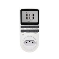 BR Plug Electronic Digital Timer Switch Socket Temporizador de cocina Salida Programable Timing Socket Control