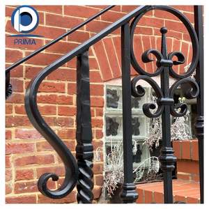 प्राइमा अनुकूलित गढ़ा लोहे सीढ़ी रेलिंग डिजाइन सीढ़ी रेलिंग डिजाइन - Product Image 6