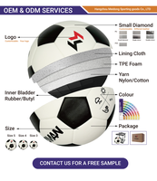 Ballon de football professionnel officiel WELLMAN, certifié BSCI ISO9001, en cuir PU, caoutchouc, thermocollé, écologique, durable