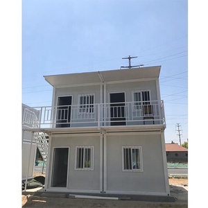 Offre Spéciale Duplex 2 chambre Paquet Plat Modulaire Préfabriqué de Conception 40Ft Portatif à Deux Étages De Conteneur Mobile Maisons - Product Image 4