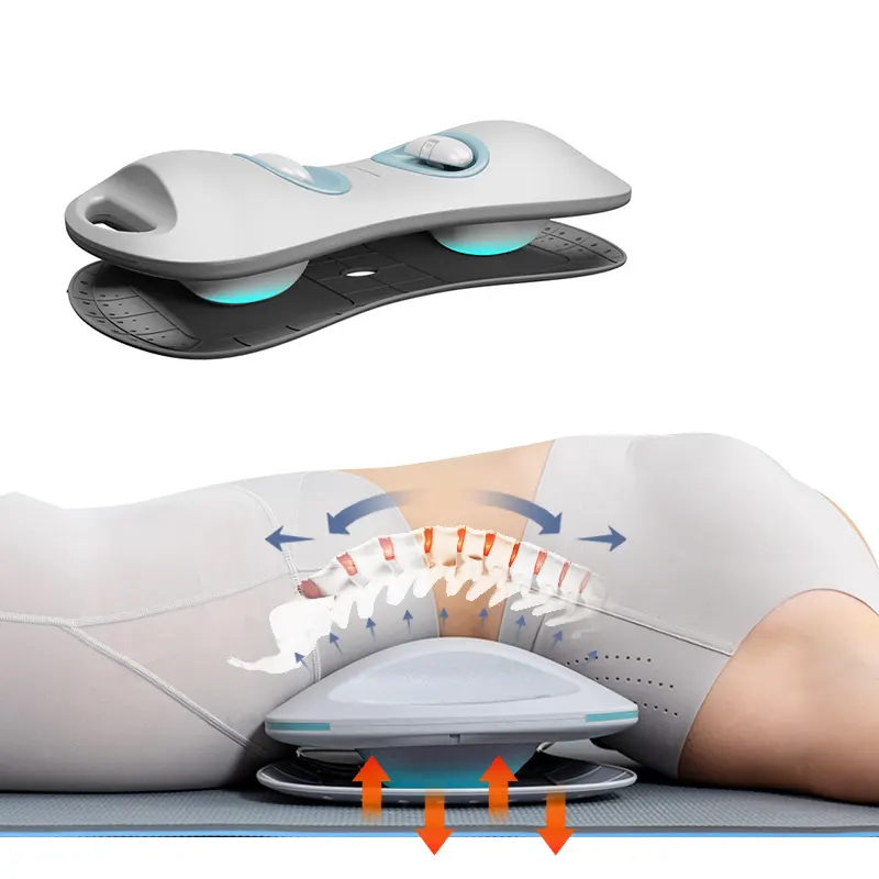 Ultimi prodotti massaggiatore professionale per terapia di massaggio massaggiatore terapeutico per trazione lombare con calore per decompressione dorsale