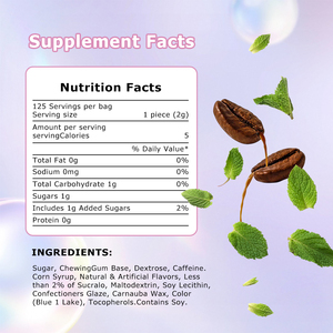 Best Selling Caffeine <b>Gum</b> Pieces with Caffeine Refreshing Coolmint Flavor Natural Herbal Dietary Supplements Caffeine <b>Gum</b> Pieces - Product Image 6