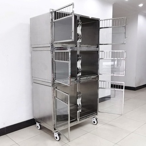 LIZE PET Cattery Jaula móvil para perros y gatos Vitrina <span class=keywords><strong>de</strong></span> embarque para <span class=keywords><strong>mascotas</strong></span> <span class=keywords><strong>de</strong></span> acero inoxidable Portador <span class=keywords><strong>de</strong></span> madera para exhibición <span class=keywords><strong>de</strong></span> animales <span class=keywords><strong>Tienda</strong></span> <span class=keywords><strong>de</strong></span> <span class=keywords><strong>mascotas</strong></span> - Product Image 5