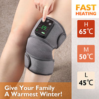 Portable chauffé Vibration coude épaule articulation soulagement de la douleur masseur sans fil électrique genou masseur ceinture pour un usage domestique