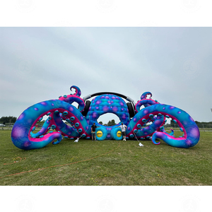 Arte inflable, pies <span class=keywords><strong>de</strong></span> pulpo, decoración <span class=keywords><strong>de</strong></span> eventos, <span class=keywords><strong>publicidad</strong></span> personalizada, Tentáculo inflable, cabina <span class=keywords><strong>de</strong></span> DJ, tienda, decoración <span class=keywords><strong>de</strong></span> música, accesorio - Product Image 1