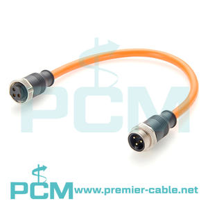 7/8 ''-16UN <span class=keywords><strong>สาย</strong></span>ต่อขยาย3 PIN ตัวผู้เป็นตัวเมียสำหรับอุปกรณ์ในรถ Fieldbus <span class=keywords><strong>CC</strong></span>-<span class=keywords><strong>Link</strong></span> PROFIBUS Power - Product Image 2