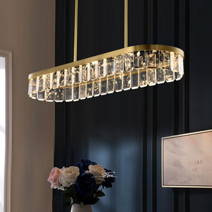 High Quality Pendant Lights Nordic Bedroom Dining Room Ceiling Light Luxury Crystal <b>Chandelier</b> - Product Image 3