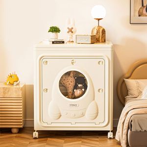 WANUO Caja de Almacenamiento Plegable Fácil de Instalar para el Hogar, Caja de Juguetes para Niños con Rotación de 360° °   Ruedas Giratorias - Product Image 4