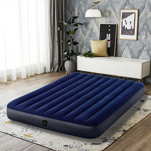 Высококачественный ПВХ + Флокированный надувной матрас с портативным материалом DWF складной Двухместный или полноразмерный надувной матрас для спальни - Product Image 6