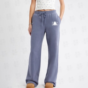 Pantaloni da Jogging di Alta Qualità in Tessuto Pesante Traspirante, Pantaloni Invernali da <span class=keywords><strong>Donna</strong></span> per Allenamento, Pantaloni Dritti Oversize - Product Image 3