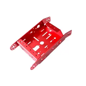 Nhà máy tùy chỉnh chất lượng cao thông minh nhôm RC xe tăng xe tải Robot Chassis để bán