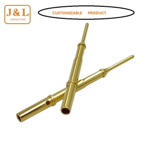 Tùy chỉnh rắn mạ vàng <span class=keywords><strong>Pin</strong></span> liên hệ với thiết bị đầu cuối cho dây nối AWG 16-20 hàng không pins - Product Image 6