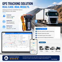 Traqueur GPS 4G Étanche IP67, avec Coupure de Carburant à Distance et Fonction Antivol, Idéal pour Camions, Motos, Voitures et Autres Véhicules