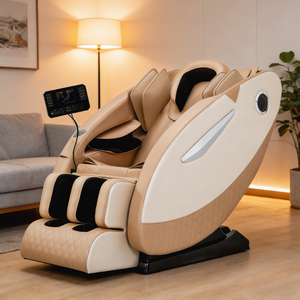 2025年最新 3D全身指圧温熱揉みマッサージチェア 電動PUレザー ゼロ・グラビティ・リクライナー ヘルスケアソファ 揉み機能付き - Product Image 2