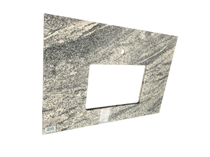 سطح طاولة مطبخ مخصص من الجرانيت الرمادي الصيني جوبارانا - Product Image 1