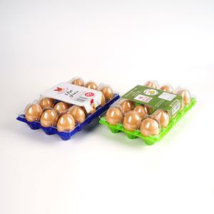 Disposable 6/8/10/12/15/20/25/30 Holes Dozen Chicken Egg Packaging Suppliers Transparent PET <b>Plastic</b> <b>Trays</b> for Eggs Free Samples - Product Image 4