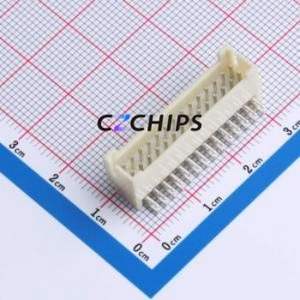 W200120K-28PY2423 Wire-to-Board Pin Header Bent Lead Through Hole,P=2mm Connector 2x14P 2mm Right Angle Insert PHB - Product Image 1