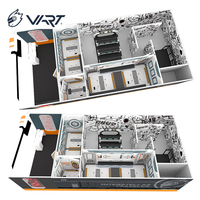 Simulateur de stations d'aventure de jeux d'espace d'arcade immersifs VR de VART multijoueur