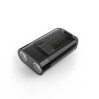 Mini lampe torche portable d'extérieur EDC 500 lumens rechargeable étanche IP54 LED UV avec clip magnétique