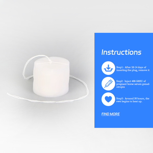 Fornitura di fabbrica medicale intravaginale spugna animale pecore integratore strumento veterinario senza effetti collaterali - Product Image 4