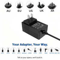 Adaptateur secteur MYIXI 20v 1.5a, adaptateur secteur 15v 2.3a 12v 3a Mp 36w, adaptateur secteur AC/DC 12v 2.5a, prise secteur murale pour les États-Unis, l'UE et le Royaume-Uni