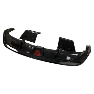 CM Style Carbon Fiber Rear <strong>Diffuser</strong> with LED for Tesla <strong>Model</strong> <strong>3</strong> 2024+ Highland - Product Image 6