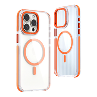 Coque de téléphone en TPU magnétique d'affaires pour iPhone 11 12 13 Pro Max Coque transparente HD pour téléphone portable pour iPhone 14 15 Pro Max