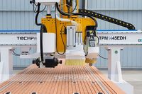 Routeur CNC pour le travail du bois à 3 axes avec perceuse et broche horizontale, pour la sculpture sur bois, avec ATC