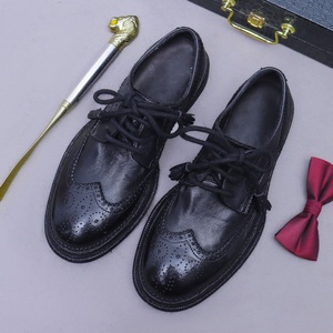 Zapatos Brogue de Cuero para Hombre Hechos a Mano, Construcción Goodyear Welt, Cierre con Cordones, Suelas de Cuero Genuino para Negocios y Bodas - Product Image 5